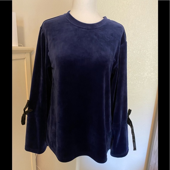 Philosophy Tops - NWT Philosophy blue velour top